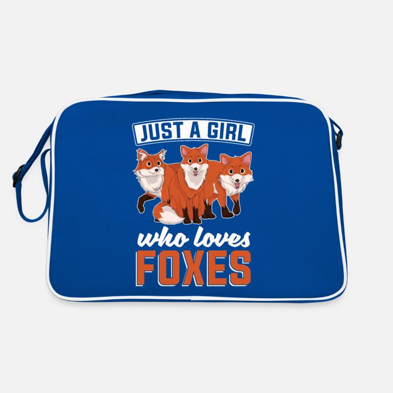 Waldbewohner Mädchen Geschenk Wald Tier Fuchs Retro Tasche