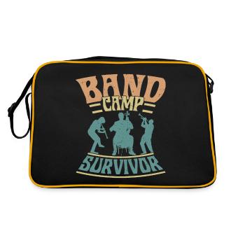 Band Camp Survivor Marching Band Orchestra - Retro Tasche - Schwarz/Gold - Hinten