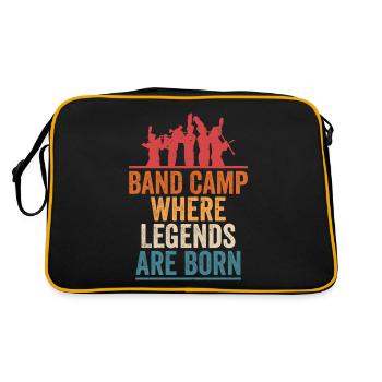 Camp de fanfare où naissent les légendes Fanfare Orc - Sac Retro - noir/or - Dos