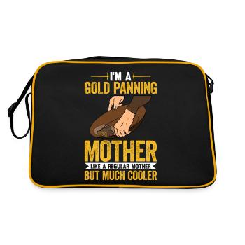 Orpaillage Recherche d’or - Sac Retro - noir/or - Dos
