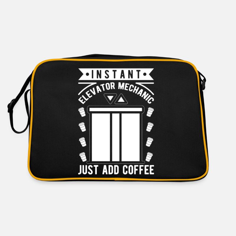 Funny Elevator Inspector Elevator Mechanic Coffee Retro Bag