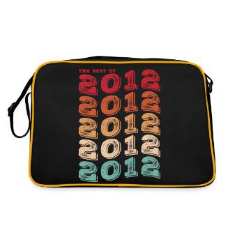 Millésime 2012 Cadeaux Légende pour 11 ans - 11ème - Sac Retro - noir/or - Dos