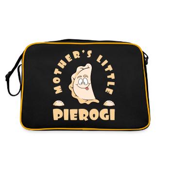 Recette de pierogi Pierogi polonais - Sac Retro - noir/or - Dos