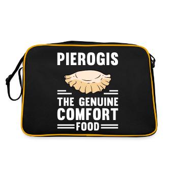 Recette de pierogi Pierogi polonais - Sac Retro - noir/or - Dos