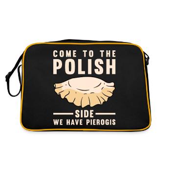 Recette de pierogi Pierogi polonais - Sac Retro - noir/or - Dos