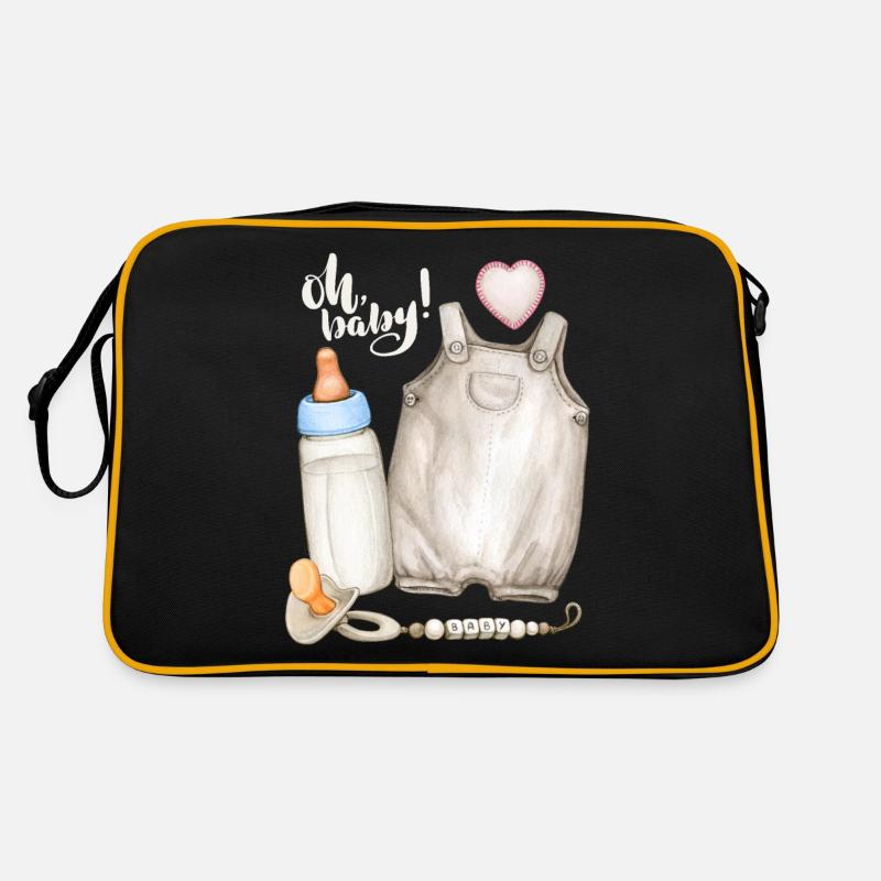 Barboteuses, biberon pour bébé, dire Sac Retro
