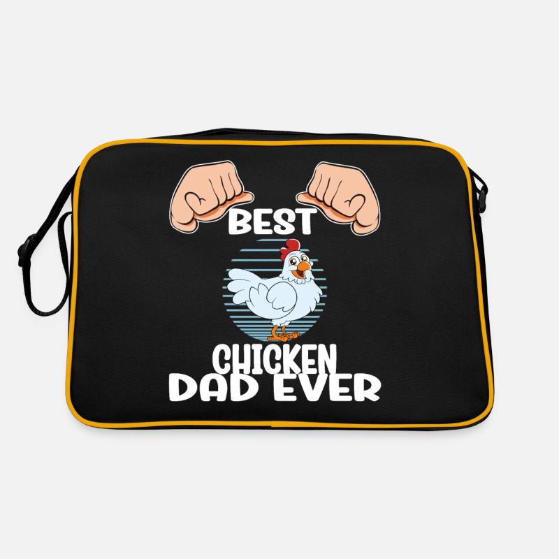 Funny Chicken Saying Chicken Retro Bag