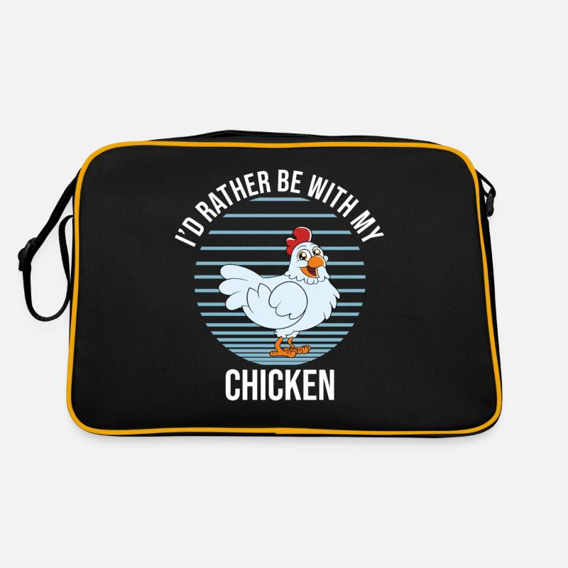 Drôle De Poulet Dire Poulet Sac Retro