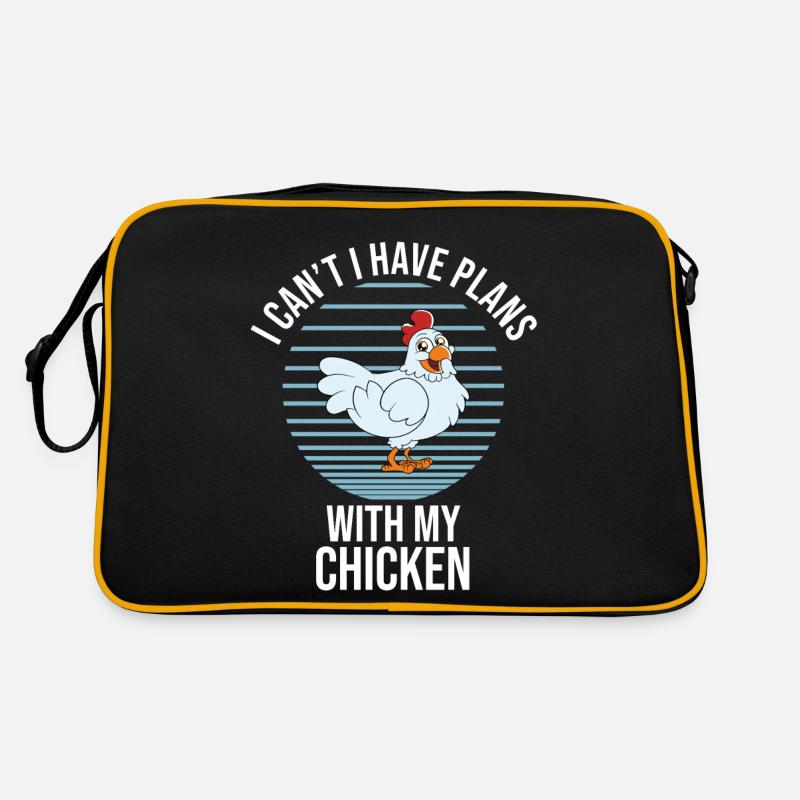 Drôle De Poulet Dire Poulet Sac Retro