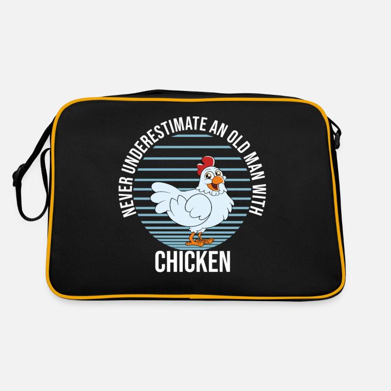 Drôle De Poulet Dire Poulet Sac Retro
