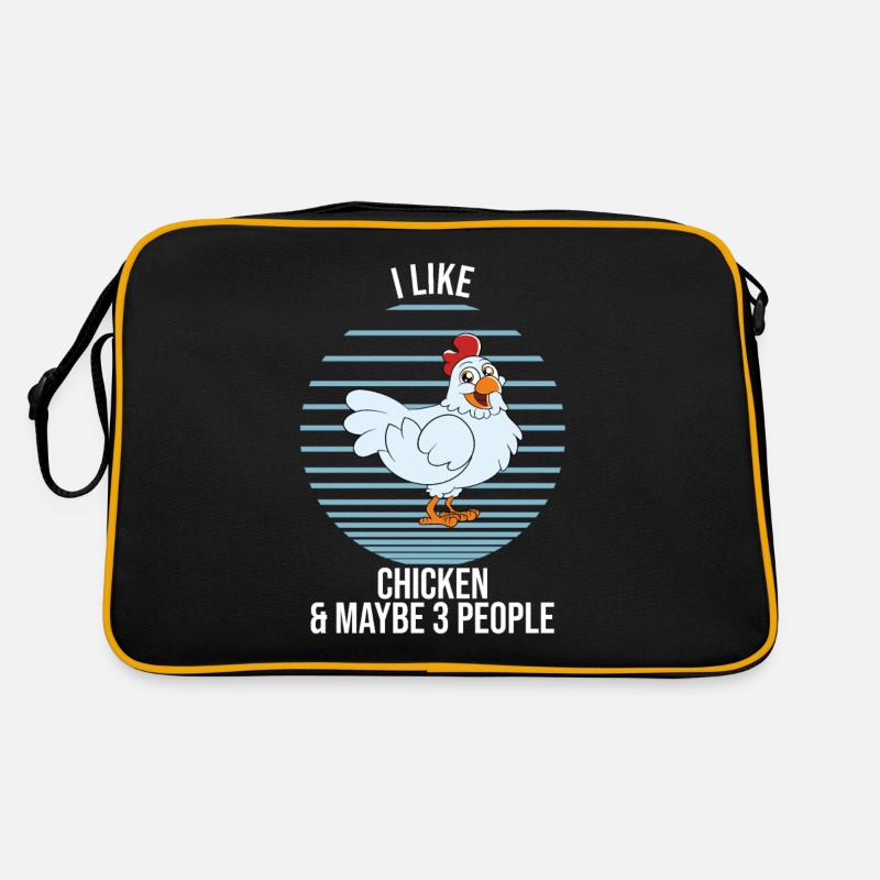 Drôle De Poulet Dire Poulet Sac Retro