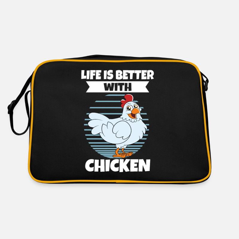 Drôle De Poulet Dire Poulet Sac Retro