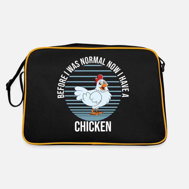 Drôle De Poulet Dire Poulet Sac Retro