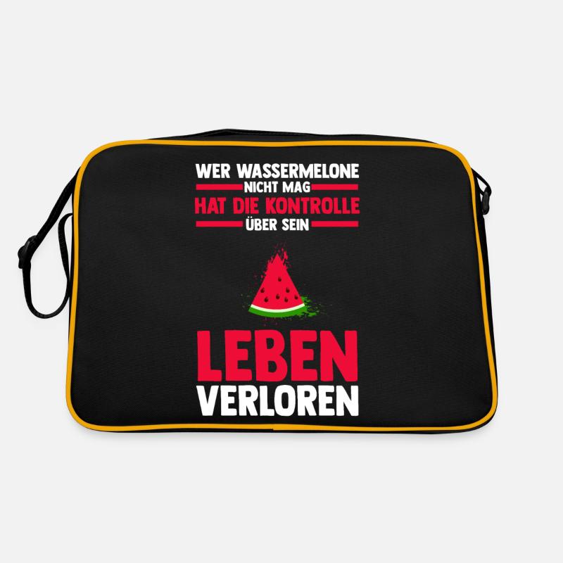 Früchte Wassermelone Retro Tasche