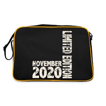 November 2020 Limited Edition 3 Years Man Woman - Retro Bag - black/gold - Back
