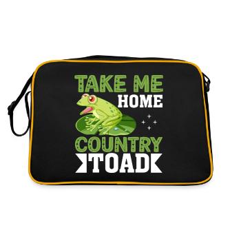 Ramenez-moi le crapaud du pays d’origine - Sac Retro - noir/or - Dos