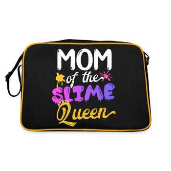 Mom of the Slime queen - Retro Bag - black/gold - Back