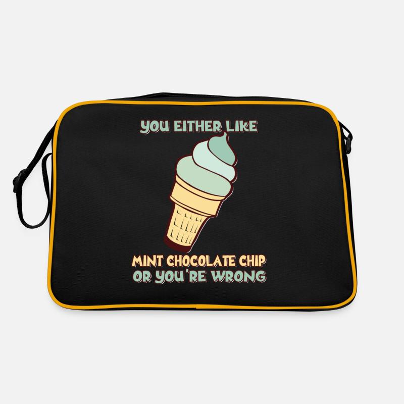 Entweder Du Magst Mint Chocolate Chip Oder Du Retro Tasche