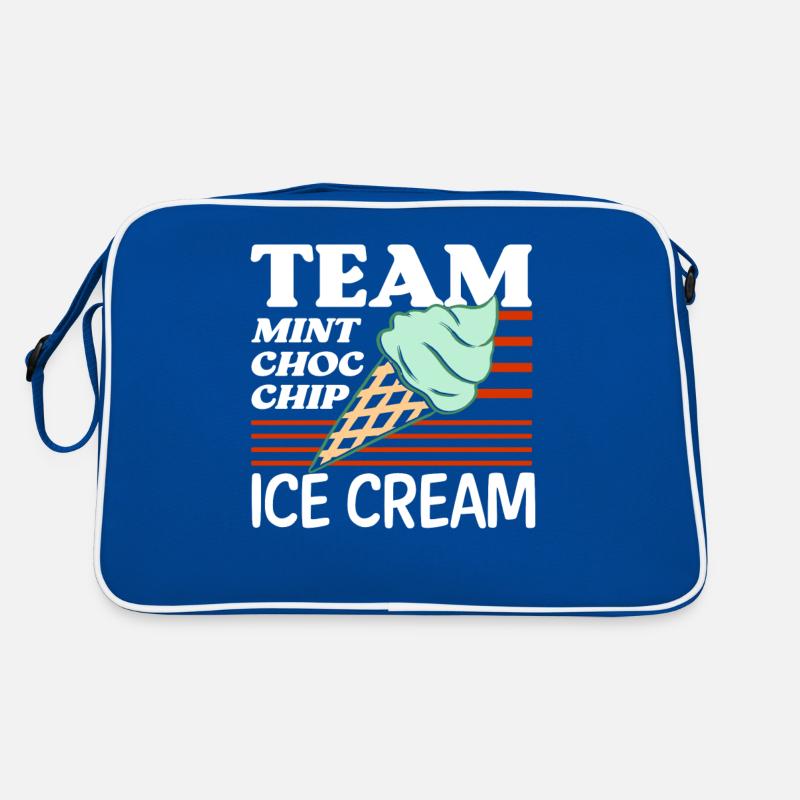 Team Mint Choc Crème glacée Cornet Crème glacée Crème glacée Sac Retro
