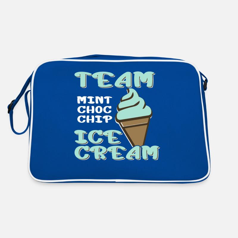 Team Mint Choc Eiswaffel Eiscreme Eis Retro Tasche