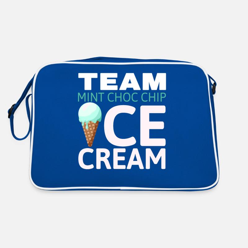 Team Mint Choc Crème glacée Cornet Crème glacée Crème glacée Sac Retro
