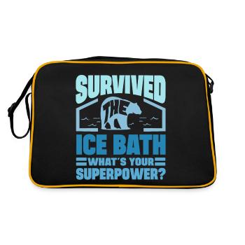 Baignade sur glace a survécu au cadeau de glace superpuissance de bain de glace - Sac Retro - noir/or - Dos