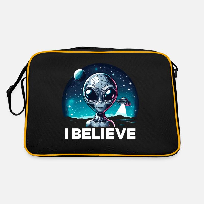 Drôle Alien Alien Croire Sac Retro