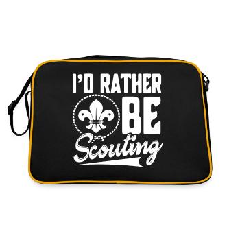 Scouting I'd Rather be Scouting - Retro Bag - black/gold - Back