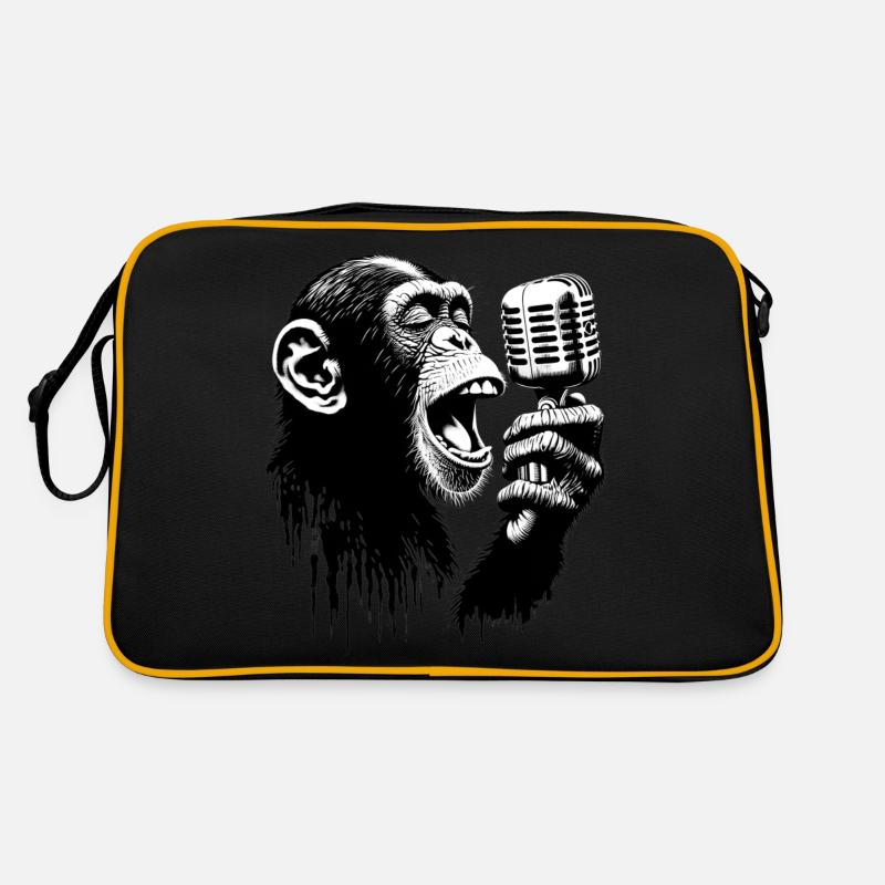 Monkey Band Leader | Monkey Orchestra Retro Bag