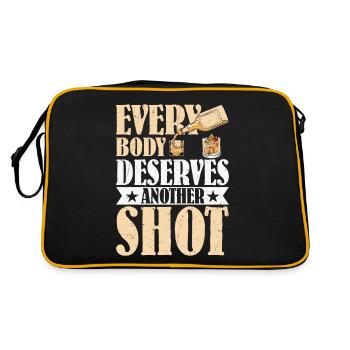 Tout le monde mérite un autre cocktail de barman - Sac Retro - noir/or - Dos
