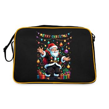 Joyeux Noël Famille Noël Joyeux Noël - Sac Retro - noir/or - Dos
