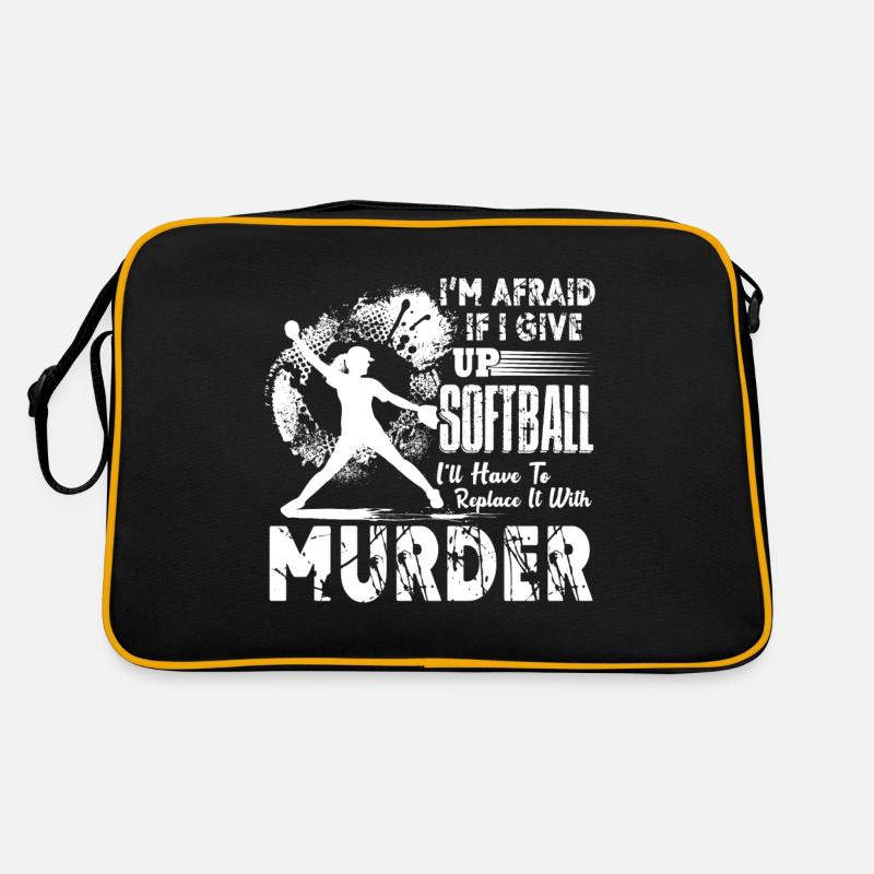 Softball I Never Give Up Softball Retro Bag