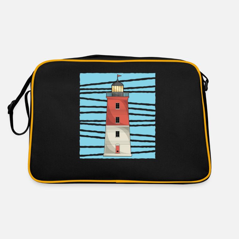 Sea Lighthouse Lover Gift Lighthouse Retro Bag