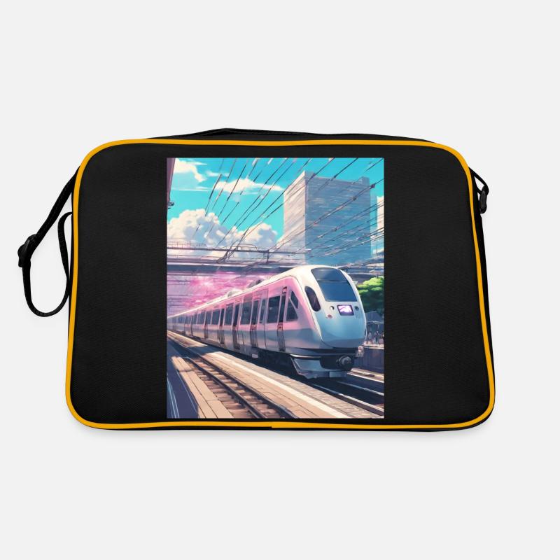Train Japan Retro Bag