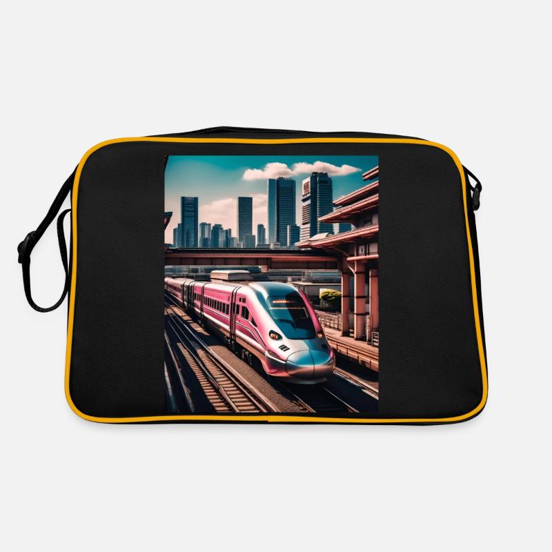 Train Tokyo Japan Retro Bag