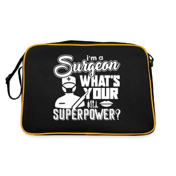 Surgeon Surgeon What's Your Superpower - Retro Bag - black/gold - Back