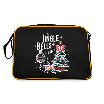Jingle Bells and Holiday Smells - Retro Bag - black/gold - Back