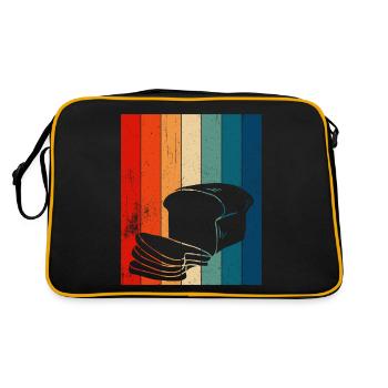 Baking Bread Bakery Bakery Bread Making - Retro Bag - black/gold - Back