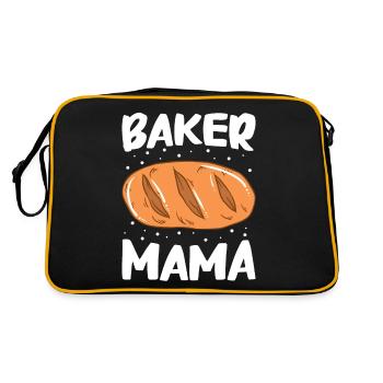 Baking Bread Bakery Bakery Bread Making - Retro Bag - black/gold - Back