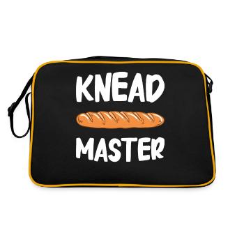 Baking Bread Bakery Bakery Bread Making - Retro Bag - black/gold - Back