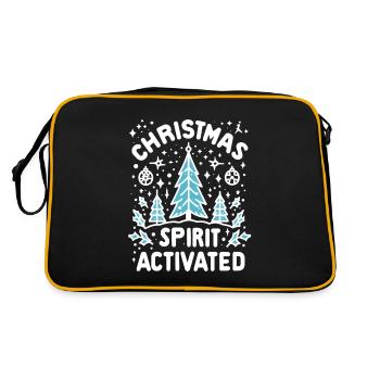 Christmas Spirit Activated - Retro Bag - black/gold - Back