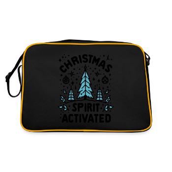 Christmas Spirit Activated - Retro Bag - black/gold - Back