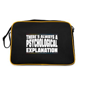 Psychological Explanation Professional Forensic - Retro Bag - black/gold - Back