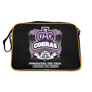 Football, Cobras Club Logo, Football Club Disant - Sac Retro - noir/or - Dos
