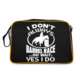 Barrel Racing Always Barrel Racing - Retro Bag - black/gold - Back