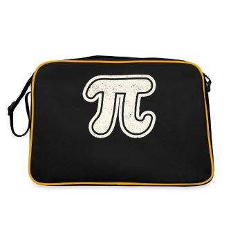 Funny Pi Day 3.14 Love Math Algebra Geometry - Retro Bag - black/gold - Back