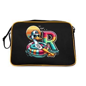 Pension de retraite 2026 Retraite - Sac Retro - noir/or - Dos