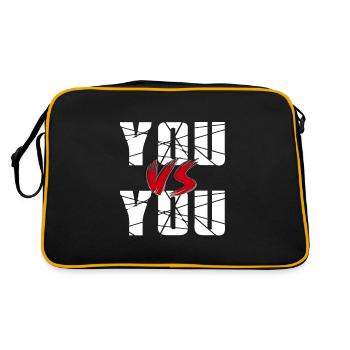 you vs you - Retro Bag - black/gold - Back
