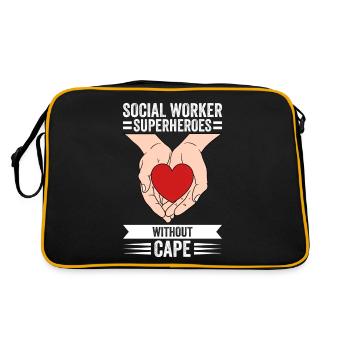 Social Worker Street Worker Street Worker - Retro Bag - black/gold - Back