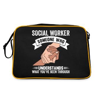 Social Worker Street Worker Street Worker - Retro Bag - black/gold - Back